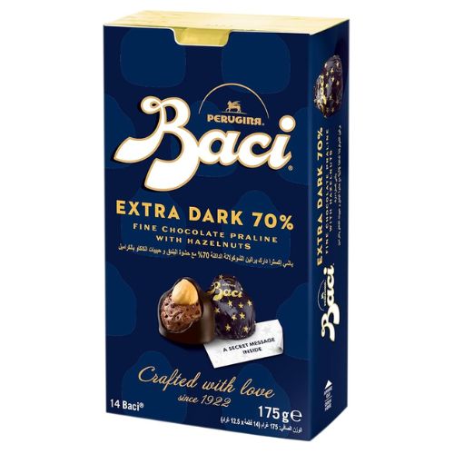 BACI EXTRA DARK CHOCOLATE FONDENTISSIMO BIJOU 175G