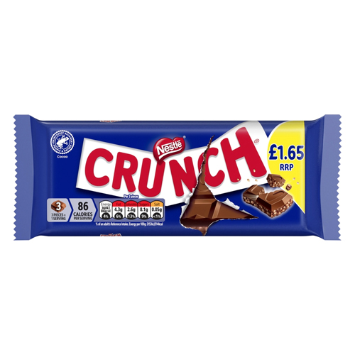 CRUNCH MILK BLOCK PMP £1.65 100G