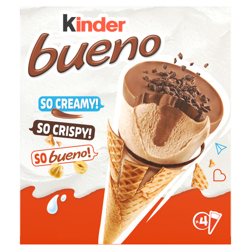 KINDER BUENO CLASSIC CONE 4X90ML
