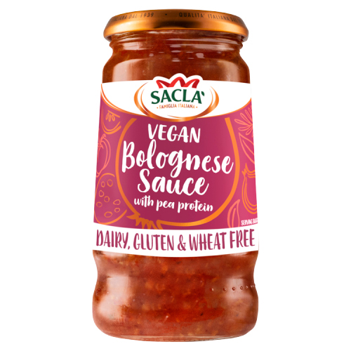 SACLA VEGAN BOLOGNESE SAUCE WITH PEA PROTEIN 350G