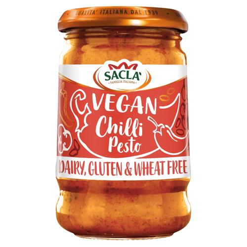SACLA  VEGAN CHILLI PESTO 190G