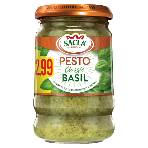 SACLA PESTO CLASSIC BASIL PMP £2.99 190G