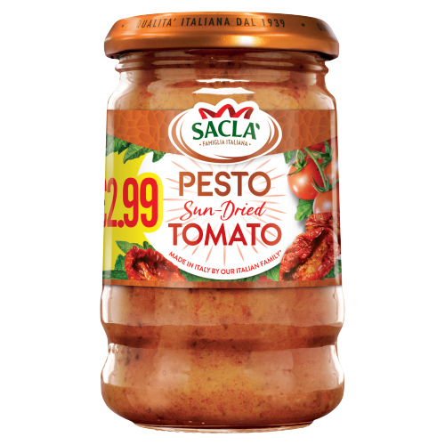 SACLA PESTO SUN-DRIED TOMATO PMP £2.99 190G