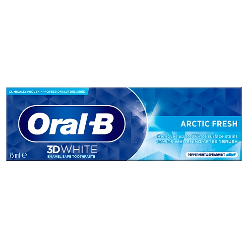 ORAL B 3D WHITE TOOTHPASTE ARCTIC 75ML