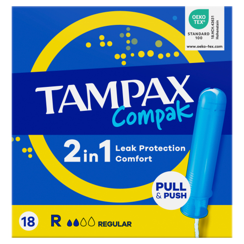 TAMPAX COMPAK REGULAR SRP 18PK