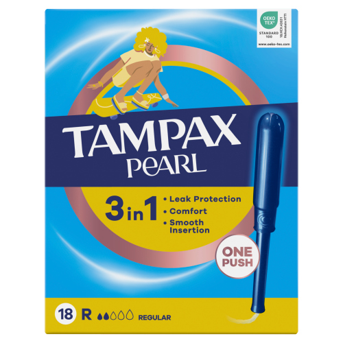 TAMPAX PEARL REGULAR 18PK