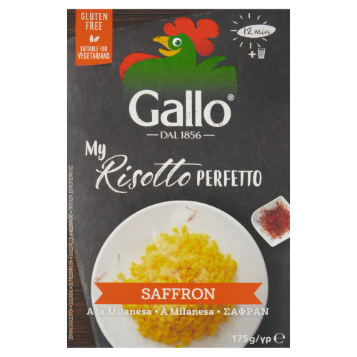 RISO GALLO MY PERFETTO RISOTTO SAFFRON 175G