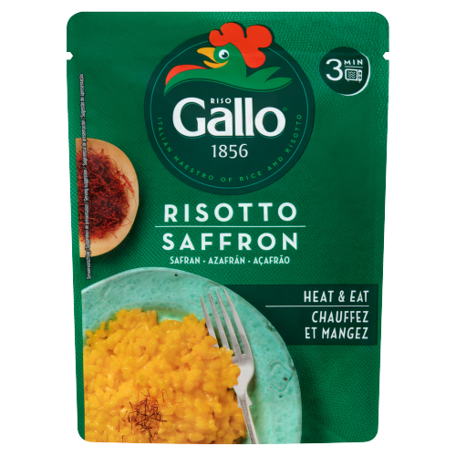 RISO GALLO RISOTTO PRONTO SAFFRON 250G