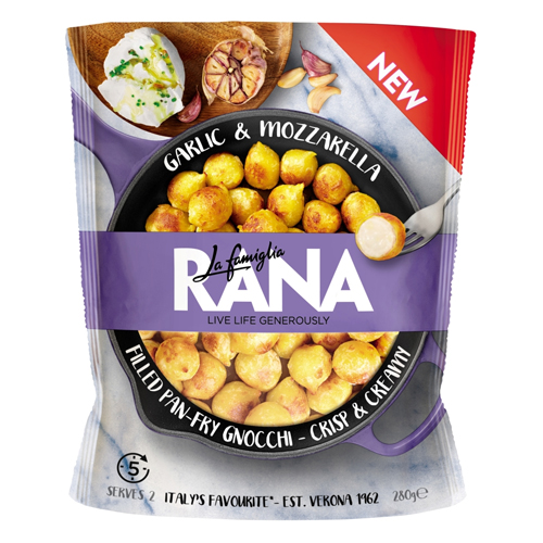 GIOVANNI RANA FILLED PAN-FRY GARLIC & MOZZARELLA GNOCCHI 280G