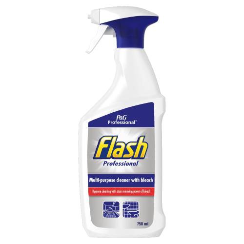 FLASH PROFESSIONAL SPRAY CLEANER BLEACH 750ML