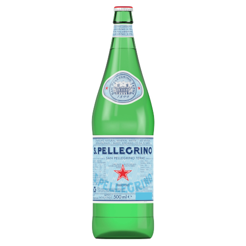 SAN PELLEGRINO SPARKLING GLASS 500ML