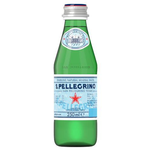 SAN PELLEGRINO SPARKLING GLASS 250ML
