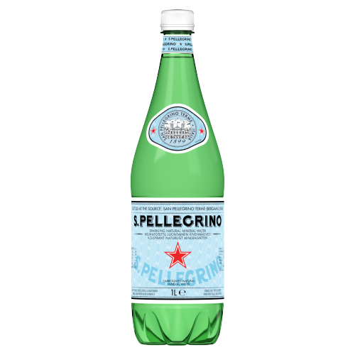 SAN PELLEGRINO SPARKLING NATURAL MINERAL WATER PET 1L