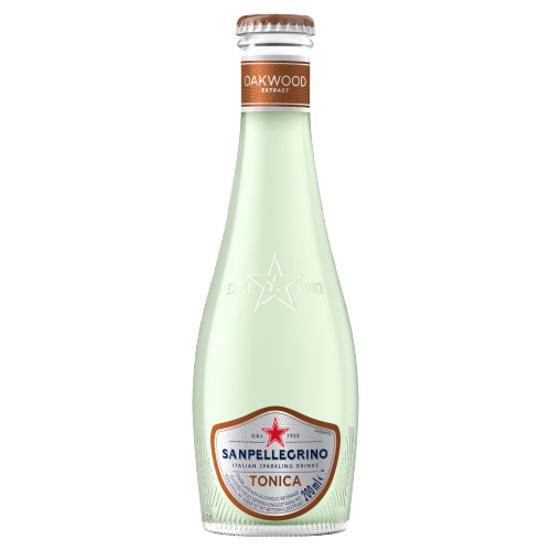 SAN PELLEGRINO TONIC OAKWOOD MIXER GLASS 4PK 200ML