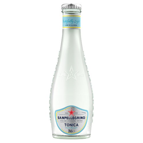 SAN PELLEGRINO TONIC TASTEFULLY LIGHT MIXER GLASS 4PK 200ML