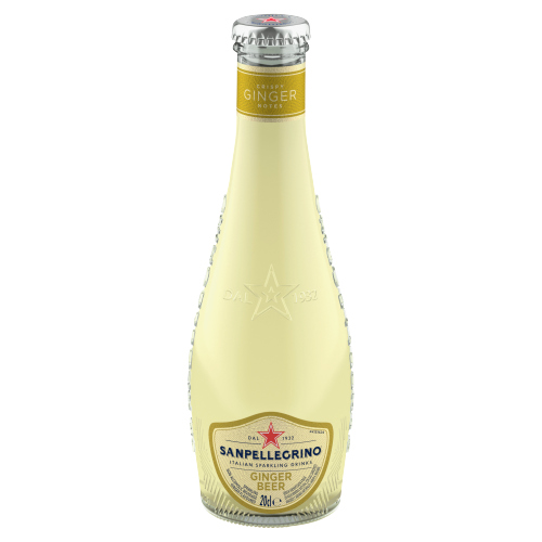 SAN PELLEGRINO GINGER BEER MIXER GLASS 4PK 200ML