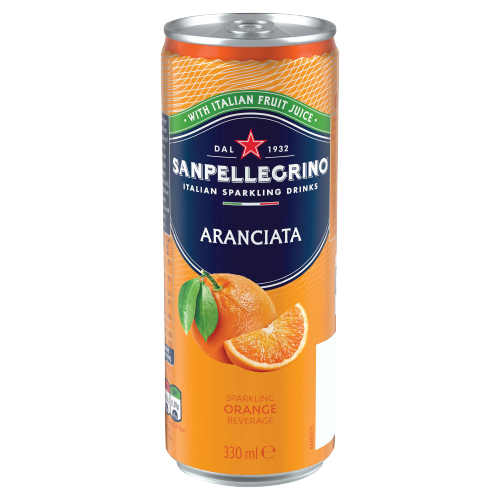 SAN PELLEGRINO ARANCIATA CAN 12X 330ML