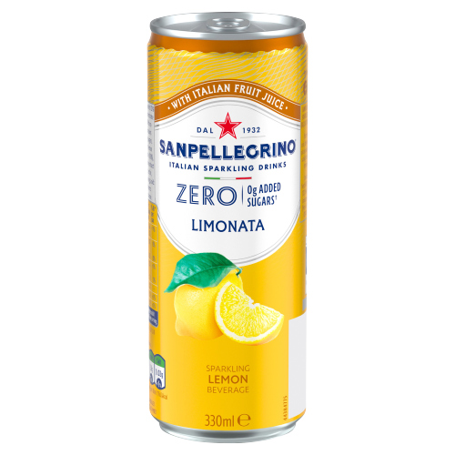 SAN PELLEGRINO LIMONATA ZERO CAN 330ML