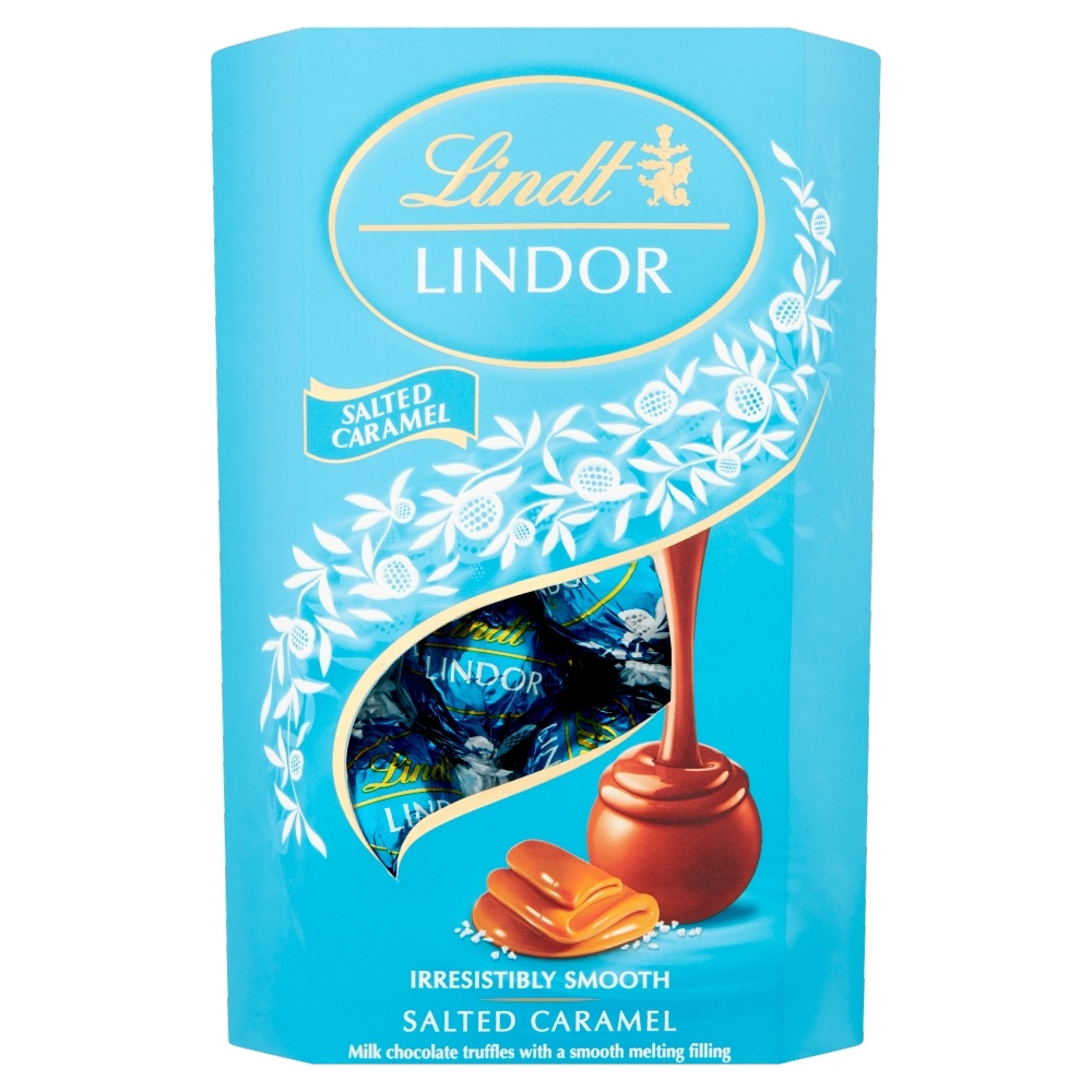 LINDT LINDOR SALTED CARAMEL 200G