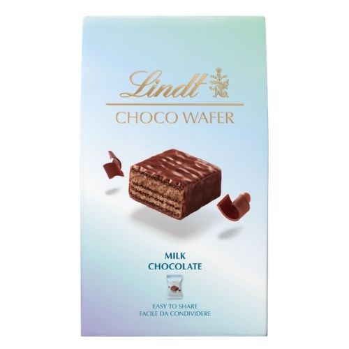 LINDT CHOCO WAFER MILK CHOCOLATE SHARING BOX 130G