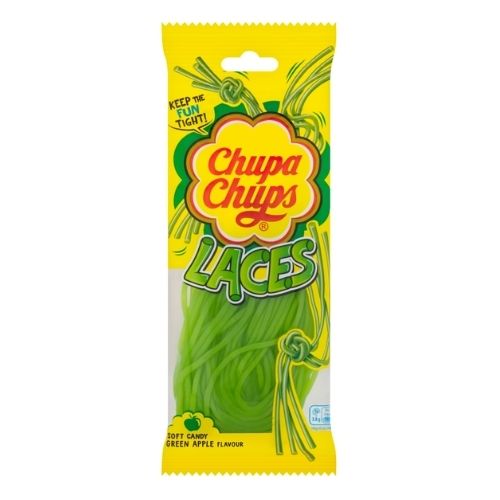 CHUPA CHUPS APPLE LACES POUCH 90G