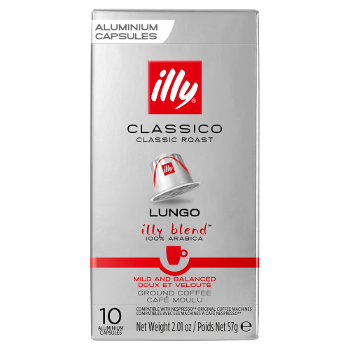 ILLY CLASSICO LUNGO CAPSULES 10S 57G