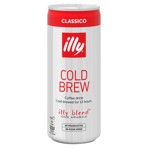 ILLY COLD BREW CLASSICO RTD CAN 250ML