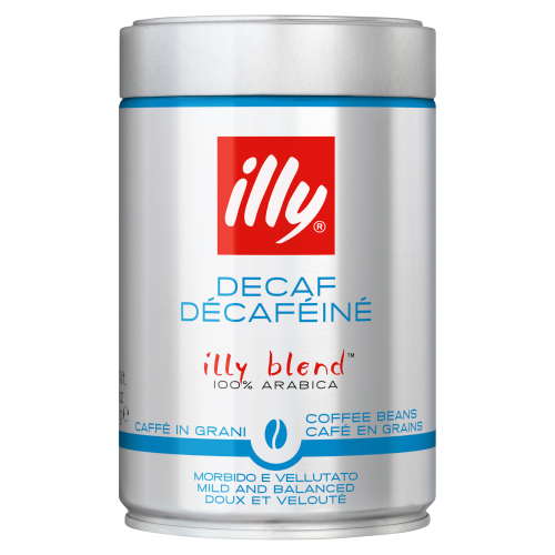 ILLY COFFEE BEANS ESPRESSO DECAFFEINATED 250G