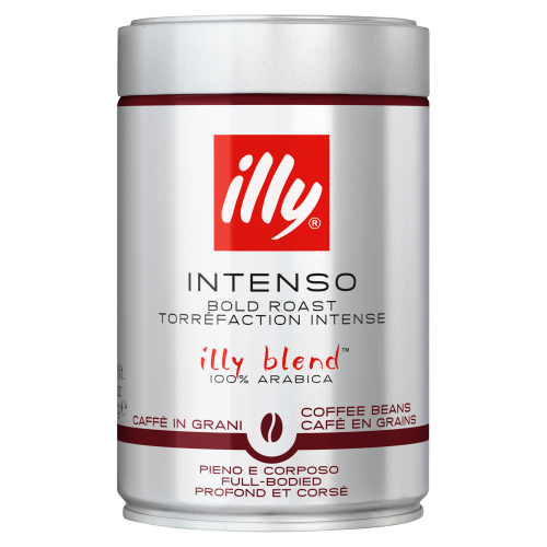 ILLY COFFEE BEANS ESPRESSO INTENSO ROAST 250G