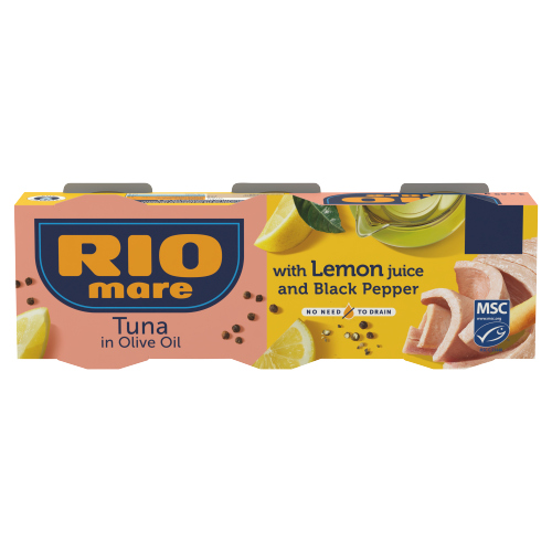 RIO MARE TUNA IN OLIVE OIL WITH LEMON & PEPPER 65G