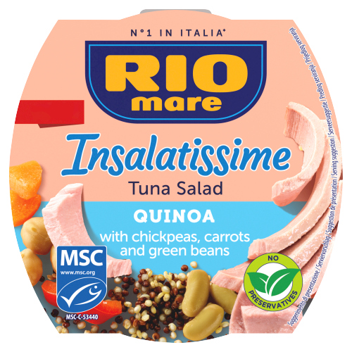 RIO MARE INSALATISSIME TUNA SALAD WITH QUINOA 160G