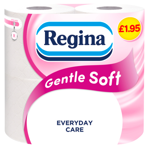 REGINA GENTLE SOFT 10 X 4ROLL PMP £1.95 10PACK