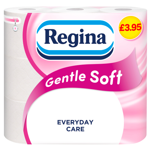 REGINA GENTLE SOFT 5 X 9ROLL PMP £3.95 5PACK