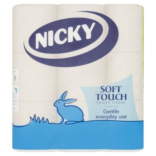 NICKY SOFT TOUCH TOILET TISSUE 9S