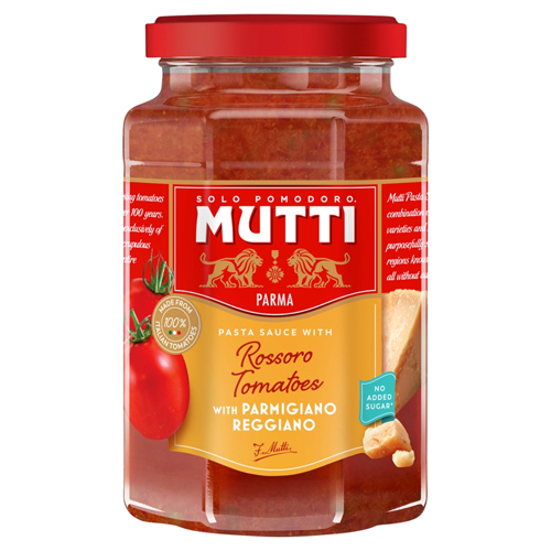 MUTTI TOMATO PASTA SAUCE PARMESAN 400G
