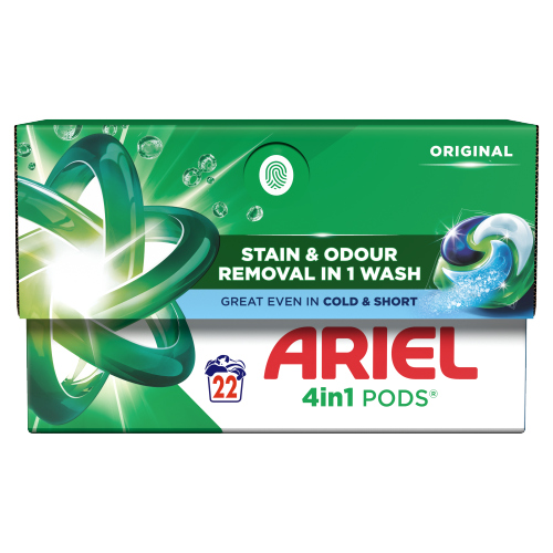 ARIEL LAUNDRY DETERGENT LIQUID POD ORIGINAL 22W 540G