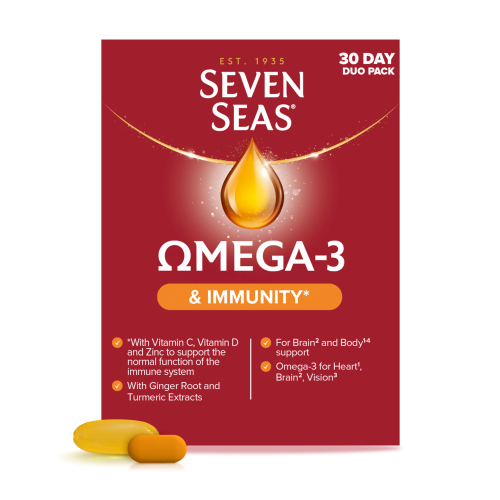 SEVEN SEAS OMEGA 3 + IMMUNITY - 30 DAY DUO PACK