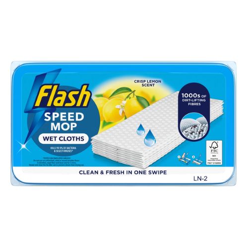 FLASH SPEEDMOP REFILL PADS ANTI BAPKERIAL LEMON 24PK