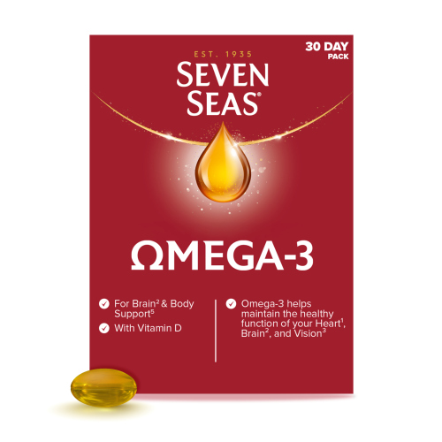SEVEN SEAS OMEGA 3 + VITAMIN D - 30S