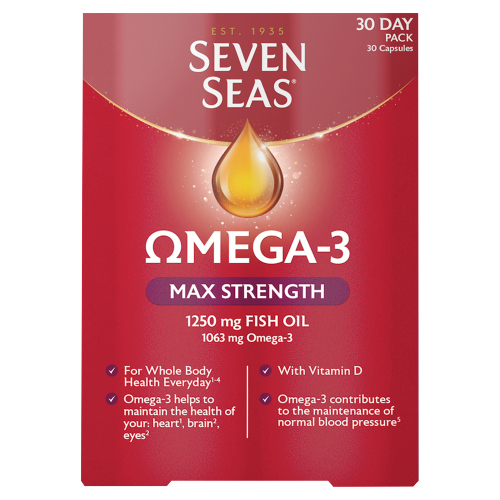 SEVEN SEAS OMEGA 3 MAX - 30 CAPSULES