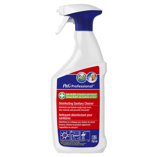FLASH PROFESSIONAL DISINFECTING SANITARY CLEANER SPRAY 3D 750ML