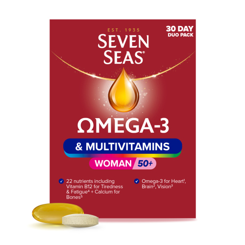 SEVEN SEAS OMEGA 3 & MULTIVITAMIN (WOMAN 50+) - 30PK