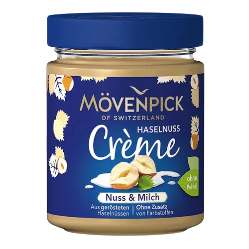 MOVENPICK HAZELNUT & MILK SPREAD 300G