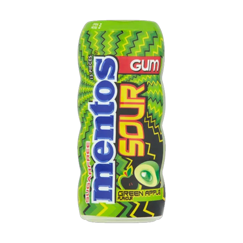 MENTOS GUM POCKET BOTTLE SOUR APPLE 30G