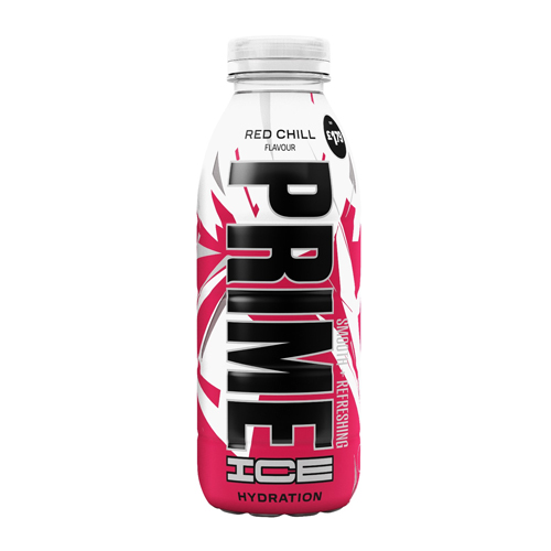 PRIME HYDRATION ICE RED CHILL PET PMP £1.79 500ML