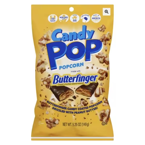 CANDY POP BUTTER FINGER POPCORN 149G