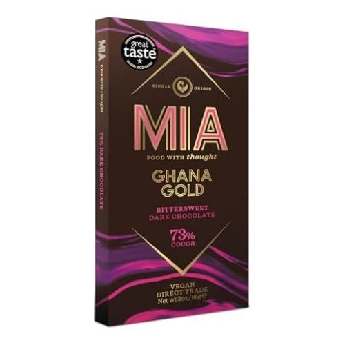 MIA BITTERSWEET 73% DARK CHOCOLATE 85G