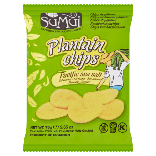 SAMAI PLANTAIN CHIPS SEA SALT 75G