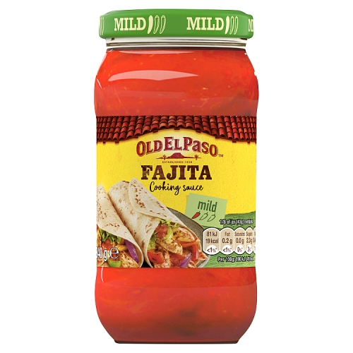 OLD EL PASO FAJITA COOKING SAUCE 340G