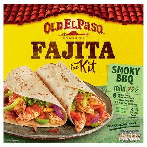 OLD EL PASO SMOKY BBQ FAJITA KIT 500G